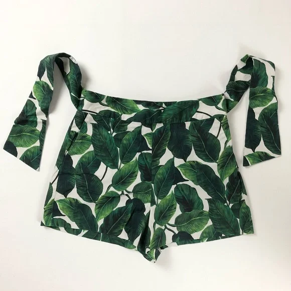 Milly Banana Leaf Shorts 0 - Picture 3 of 6